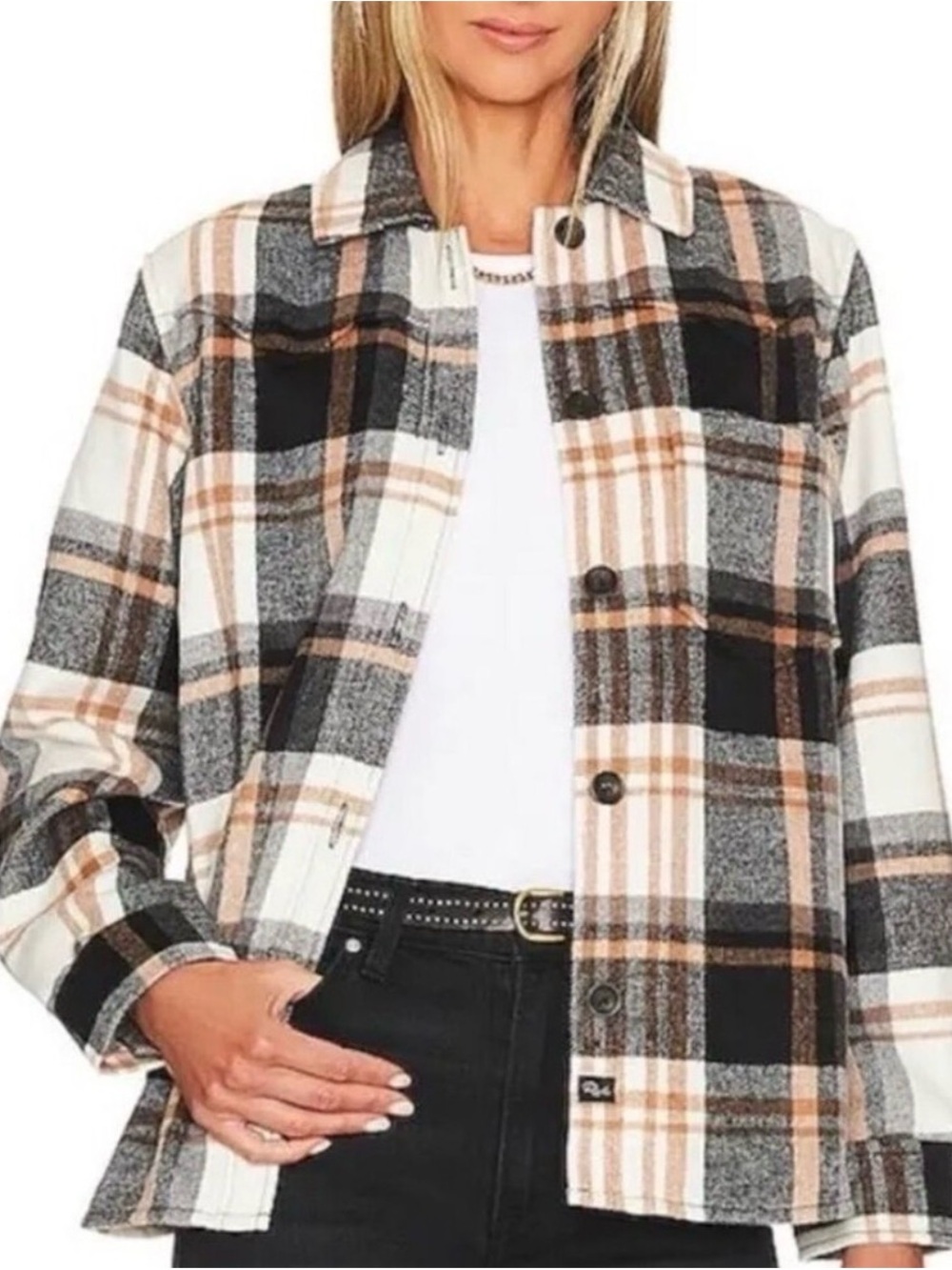 Rails Brown Plaid Flannel Jacket
